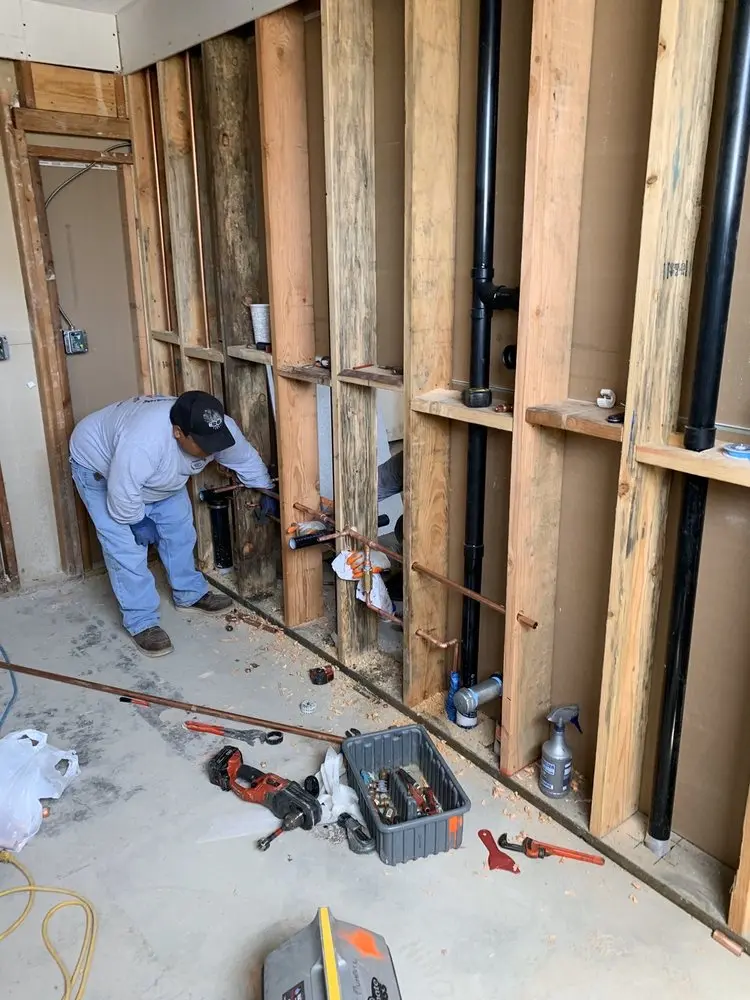 Commercial rough-in plumbing for Commercial Plumbing in Gildersleeve